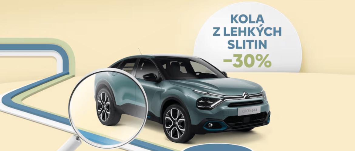 AKCE Březen/Duben – Originální kola Citroën se slevou až 30 %